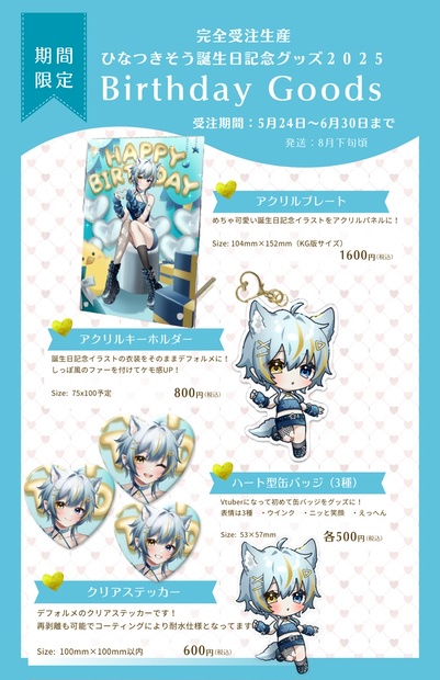 フルーレ birthdayグッズ2025 思い出付きお祝いフルセット ラブライブ！サンシャイン!! 浦の星女学院購買部 BIRTHDAY
