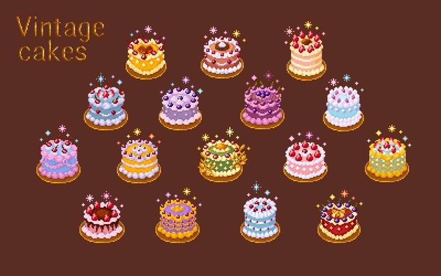 Vintage cakes