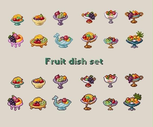 Fruit dish set