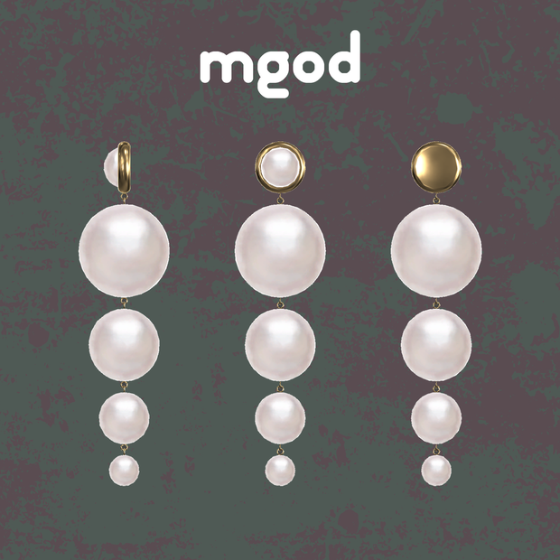 Drop Pearl Earrings