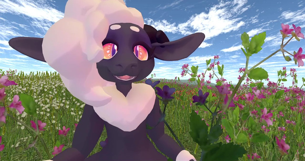 Sleepy Sheep, Furry avatar for VRChat