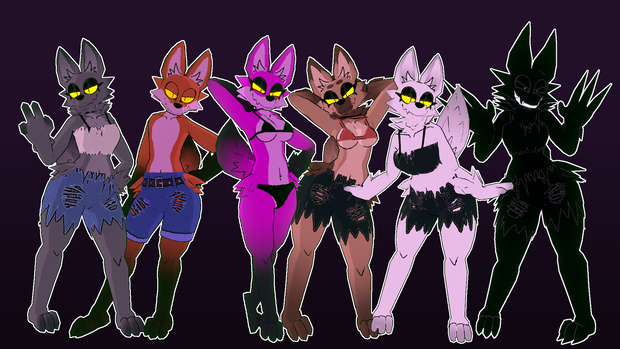 Wicked Wolf, Furry avatar for VRChat
