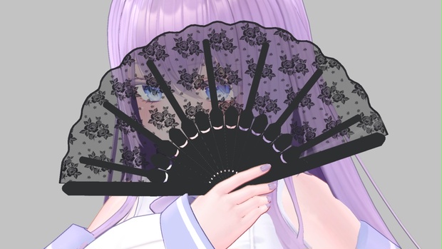 Simple Hand Fan - AlienRabbit - BOOTH