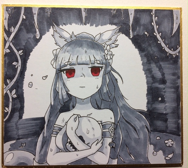 ティオの蟲惑魔色紙 てーるのイラスト工房 Booth
