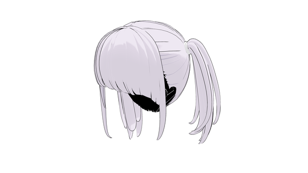 [VRChat想定]Twin tail