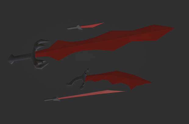 Runescape Dragon Weapons 4 in 1