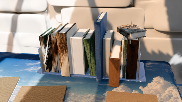 レトロアイアン本棚（本付き）｜Vintage Iron Bookshelf｜3D中式复古铁制书架（含书）