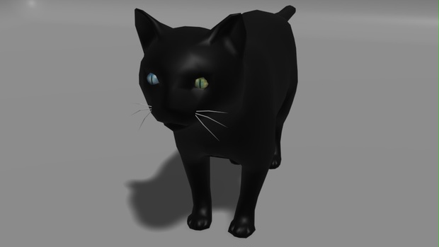 猫-3Dオブジェクト(ボーン設定済み) - 豆腐のカド屋 - BOOTH