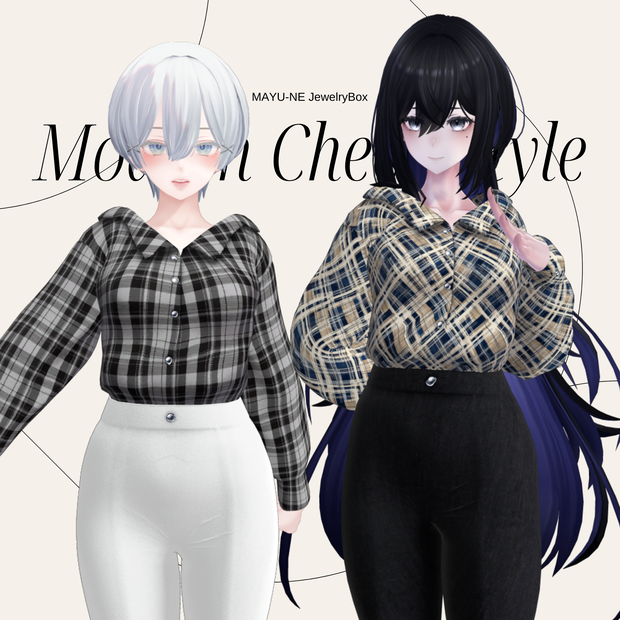 【森羅 ラシューシャ】Modern Check Style
