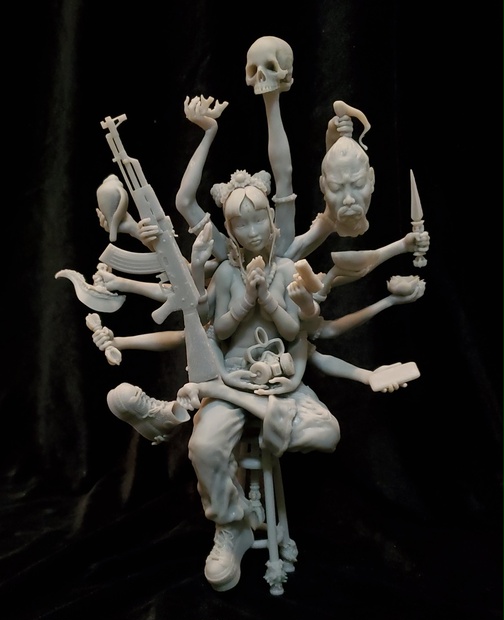 グレムリオ 准胝仏母 1/6スケール ガレージキット レジンキット 准胝仏母 - guremurio - BOOTH