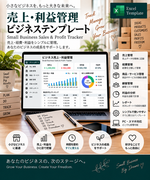 売上・利益管理 | Sales & Profit Tracker
