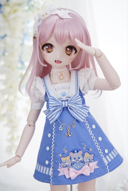 [Wa❤Ya]1/4(MDD,KUMAKO)サイズドール衣装セット「セーラーの熊ちゃん」MDDdollclothes