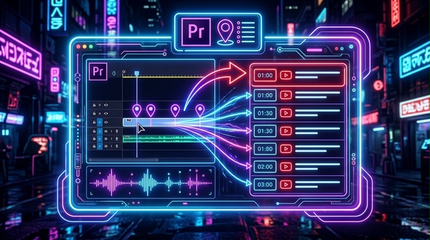 【Premiere Pro】マーカーからYouTube用のチャプターを作成する拡張機能「Chapter Export」