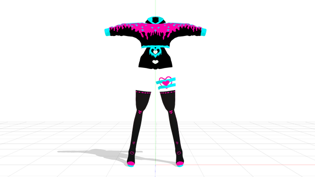 Neon Suit Set (for MMD)