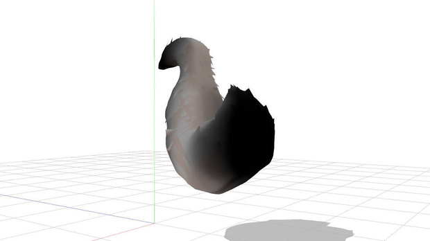 Fluffy cat tail (for MMD)