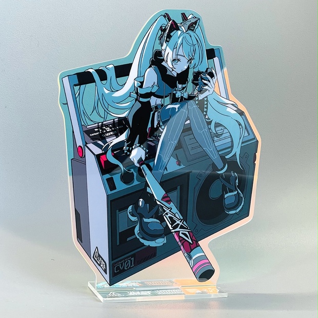 ガルクラ展 オーロラアクリルスタンド 新川崎 初音ミク オーロラアクリルスタンド がーこver. - 中央町戦術