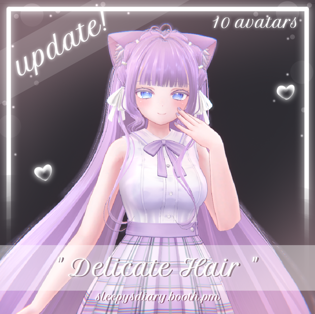 " Delicate Hair " [10 Avatars] ♡ UPDATE