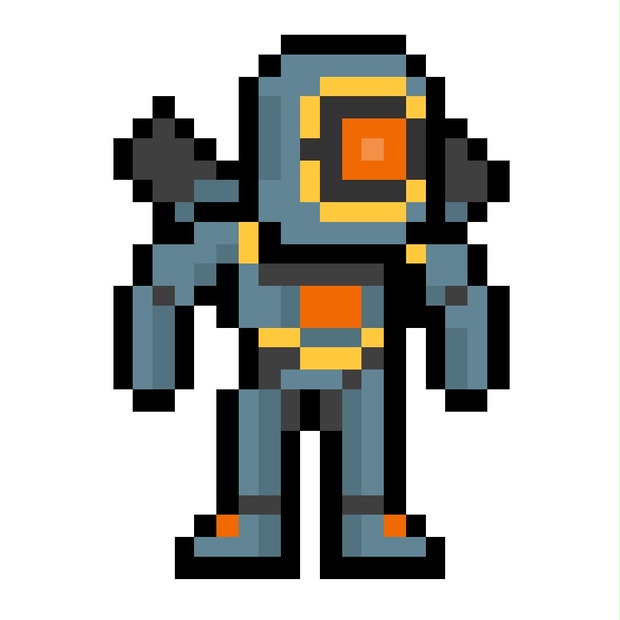 ロックマン風ドット絵｢APEX パスファインダー(Pathfinder