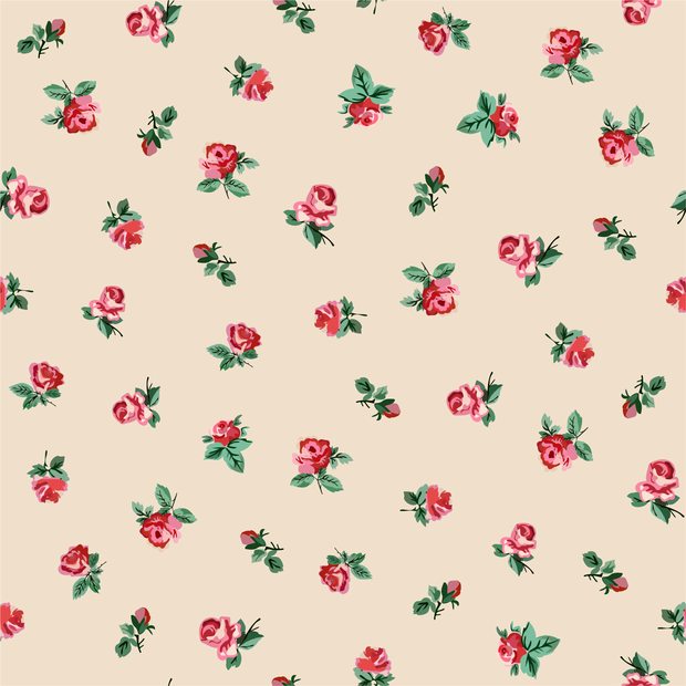 レトロな薔薇のデジタルペーパー