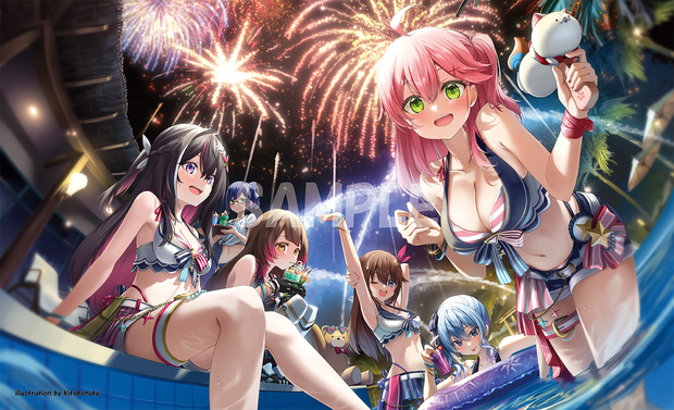 〈新作プレイマット9〉水着みこっち
