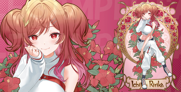 《新作プレイマット》ミュシャ莉々果
