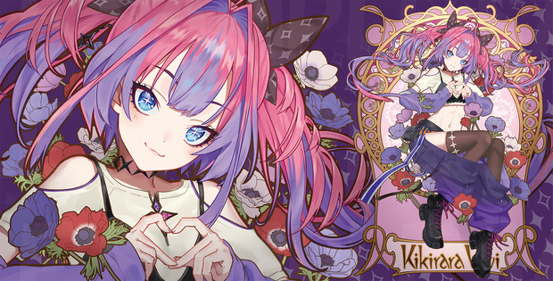 《新作プレイマット》ミュシャ風 ヴィヴィ