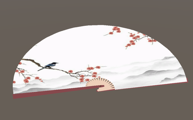 VRchat Fan 扇子 折扇