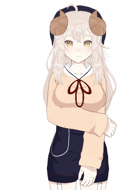 Cute Sheep explorer VTuber VRoid 3D Model
