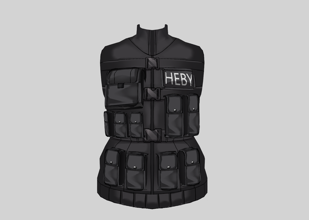Vroid Military Vest 🏴
