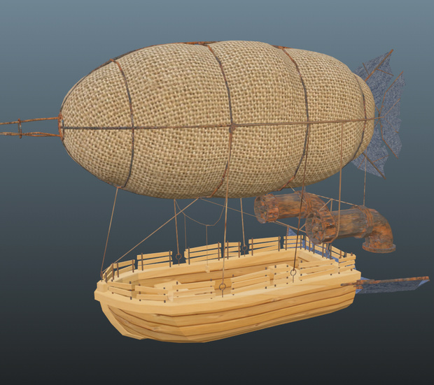 3d 　飛行船