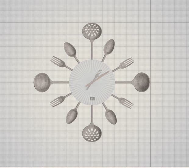 3d   時計