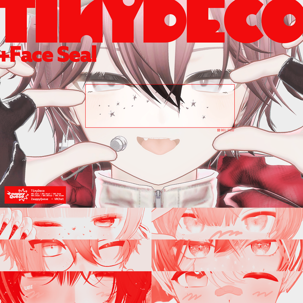 【全アバター対応】TinyDeco 💫【6texture】