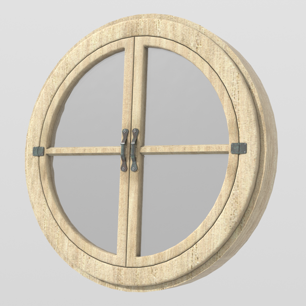 丸い窓 (3Dデータ)