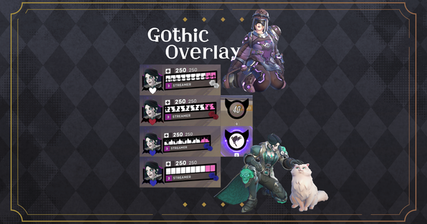Overwatch 2 │ オーバーウォッチ2 │ オーバーレイ │ ゴシック風│  Overlay │ Gothic