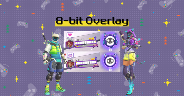 Overwatch 2 │ オーバーウォッチ2 │ オーバーレイ │ 8-bit風│ Overlay │ 8-bit