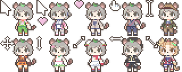 ぽんぽこマウスカーソル