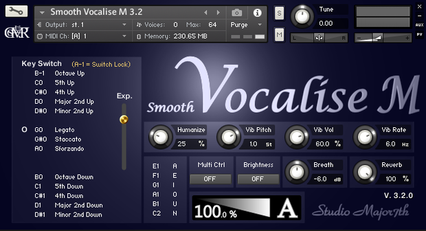 Smooth Vocalise M 3.2.0
