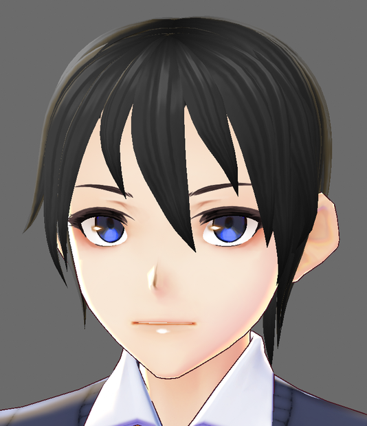 [VROID] Simple Male Hair