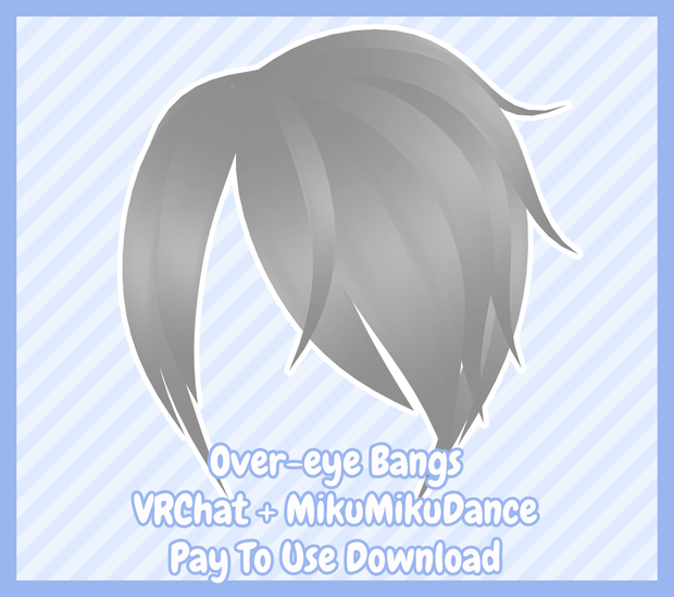 [MMD / VRChat] Over Eye Bangs