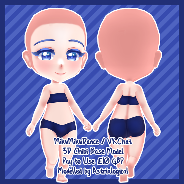 [MMD / VRChat] Chibi Base [P2U DL]