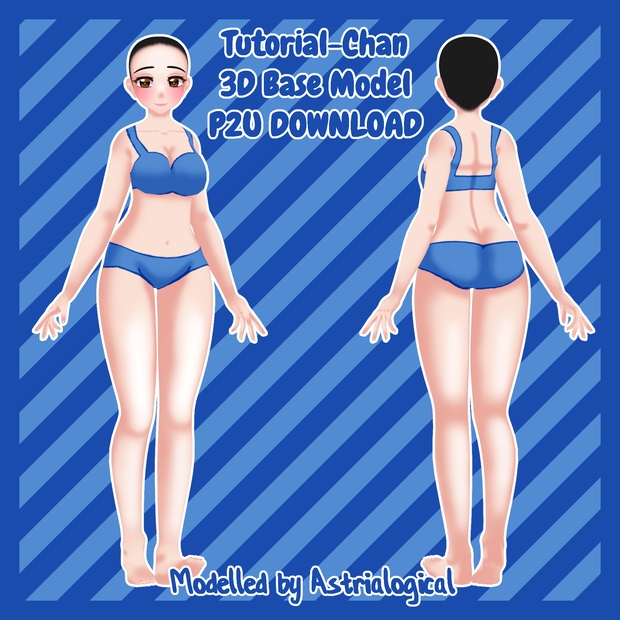 [MMD/VRChat] Female Base V.3