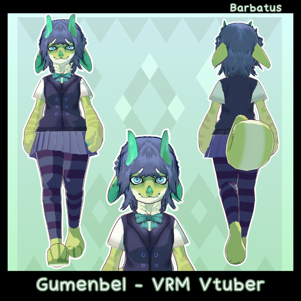 Gumenbel 3D vtuber  (VRM - Vroid File)