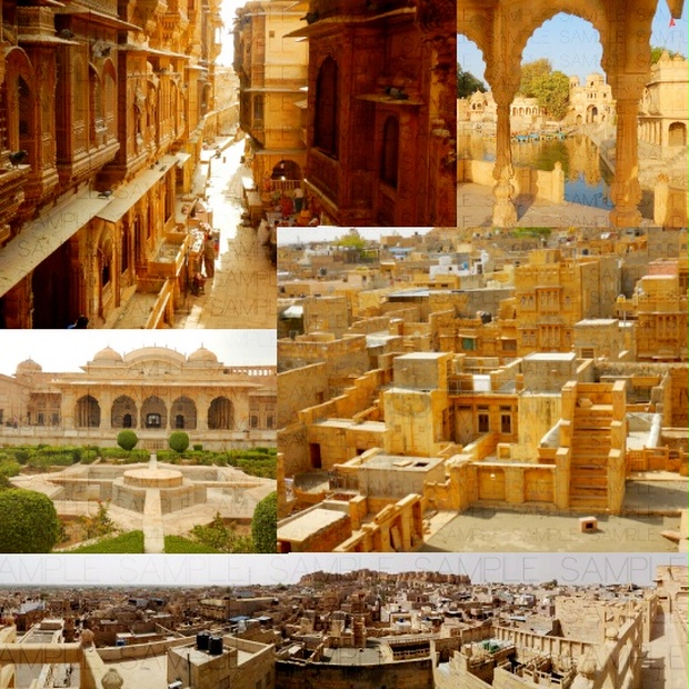 インド砂漠都市 写真素材集セット 漫画素材工房 Manga Materials Booth