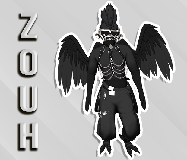 Zouh • e-Bird • VRChat Avatar • PC/Club/Quest