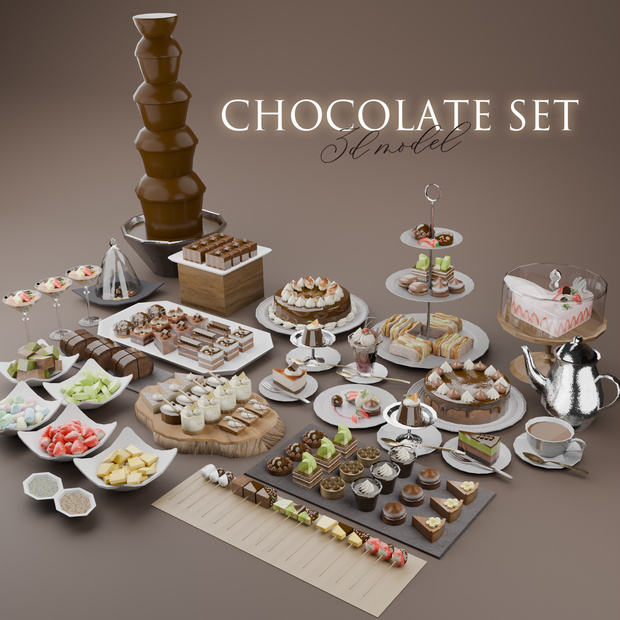 chocolate setチョコレートセット(79点)