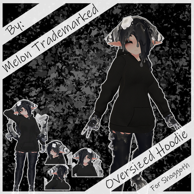 Oversized Hoodie - Shoggoth/Goona [VRC]