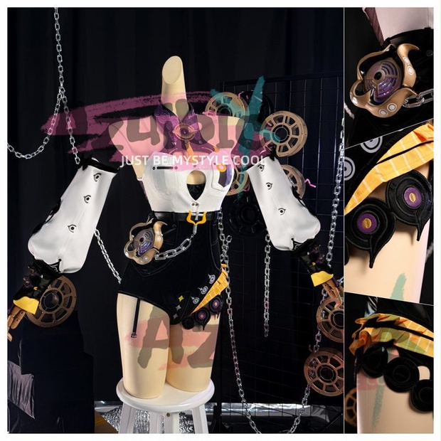 狸猫 ゼンゼロ イドリー コスプレ衣装+ウィッグ+尻尾 ゼンレスゾーン