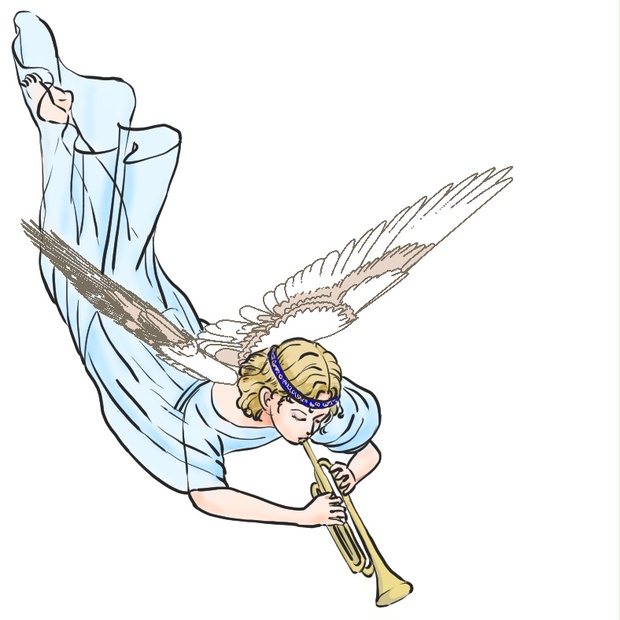 ラッパを吹く天使 - みゆらら - BOOTH