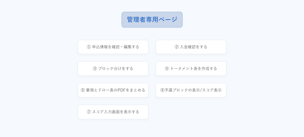 【三年ライセンス版】テニス大会運営をだれでも簡単に運営できるツール