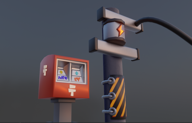 【無料配布】みんなでジオラマ【youtube企画】～blender2.93～